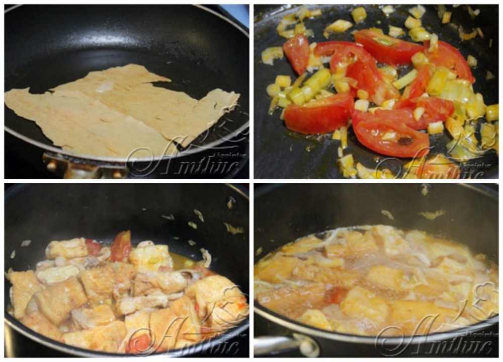 Cách nấu món chay mỳ Quảng