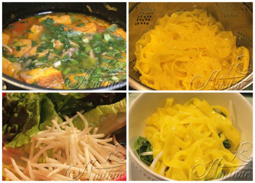 Cách nấu món chay mỳ Quảng
