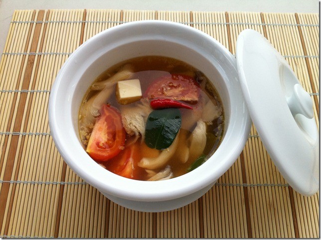 Món chay Soup Tom Yam của Thái