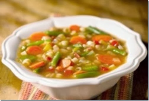 Soup Ý Chay (Vegetarian Minestrone Soup) .